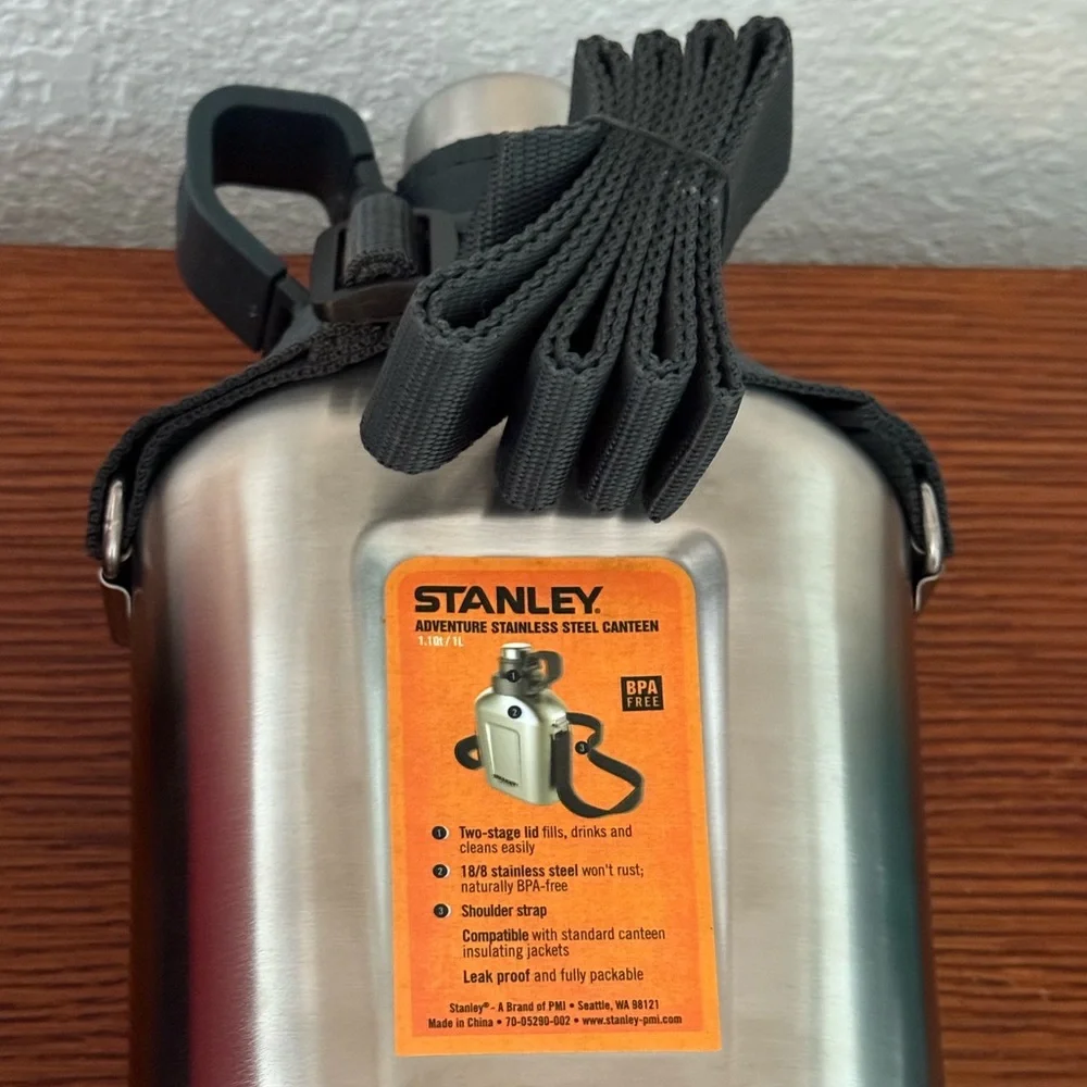 Stanley Adventure Legendary OG series Classic Steel Canteen 1L- Rare/HTF - Picture 2 of 3